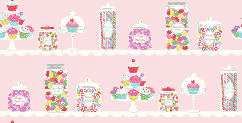 Oboi Jelly Beans (Желейные конфеты) Artikul JB80001